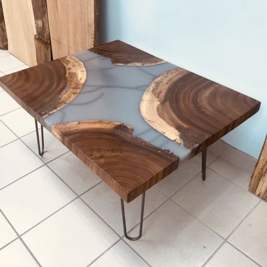 Custom Made Beautiful Artistic Epoxy Coffee Table