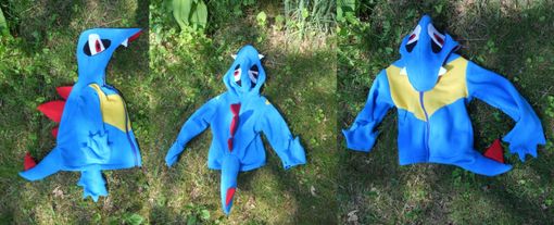 Custom Made Totodile Hoodie- Toddler Size