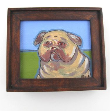 Custom Made Original Pug Painting Original Animal Portrait
