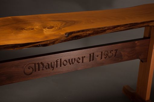 Custom Made Mayflower Trestle Hall Table