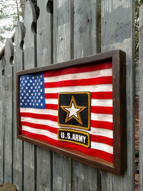 Custom Made American Flag Wall Art-3d American Flag-Flag Art-Carved Flag-Hand Made Flag-Custom American Flag