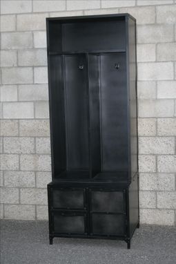 Custom Made Mudroom Locker, Vintage/Modern Industrial Style, Reclaimed Wood Available.