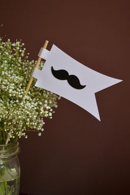 Custom Made Custom Paper Flags For Wedding/Event