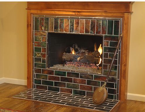 Custom Made Raku Fireplace