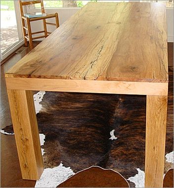 Custom Made Pecan Dining Table