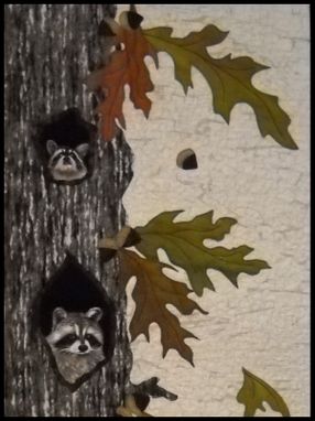 Custom Made Raccoon Condo Art Quilt