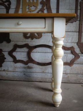 Custom Made White Console Table