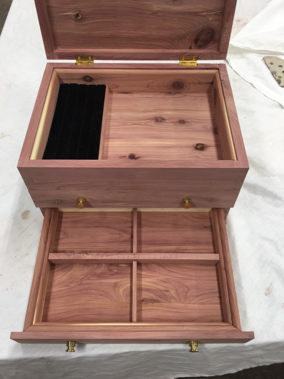 Hand Made Jewelry BoxAromatic Red Cedar by The Oakman