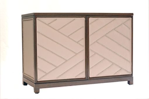 Custom Made #2081 Leather Upholstered Chest
