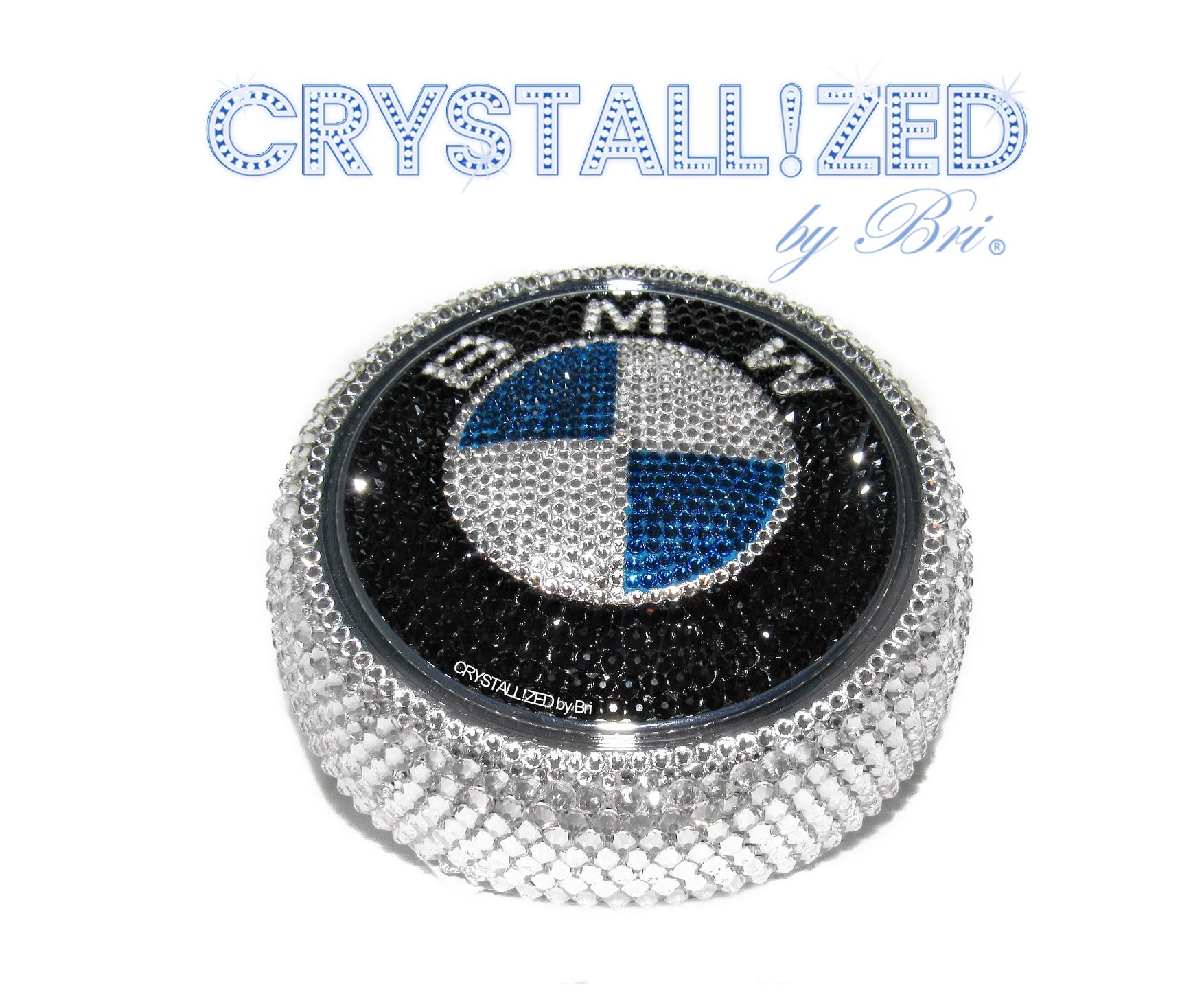 Buy Hand Made Bmw Crystallized Roundel Car Emblem Bling Genuine ...