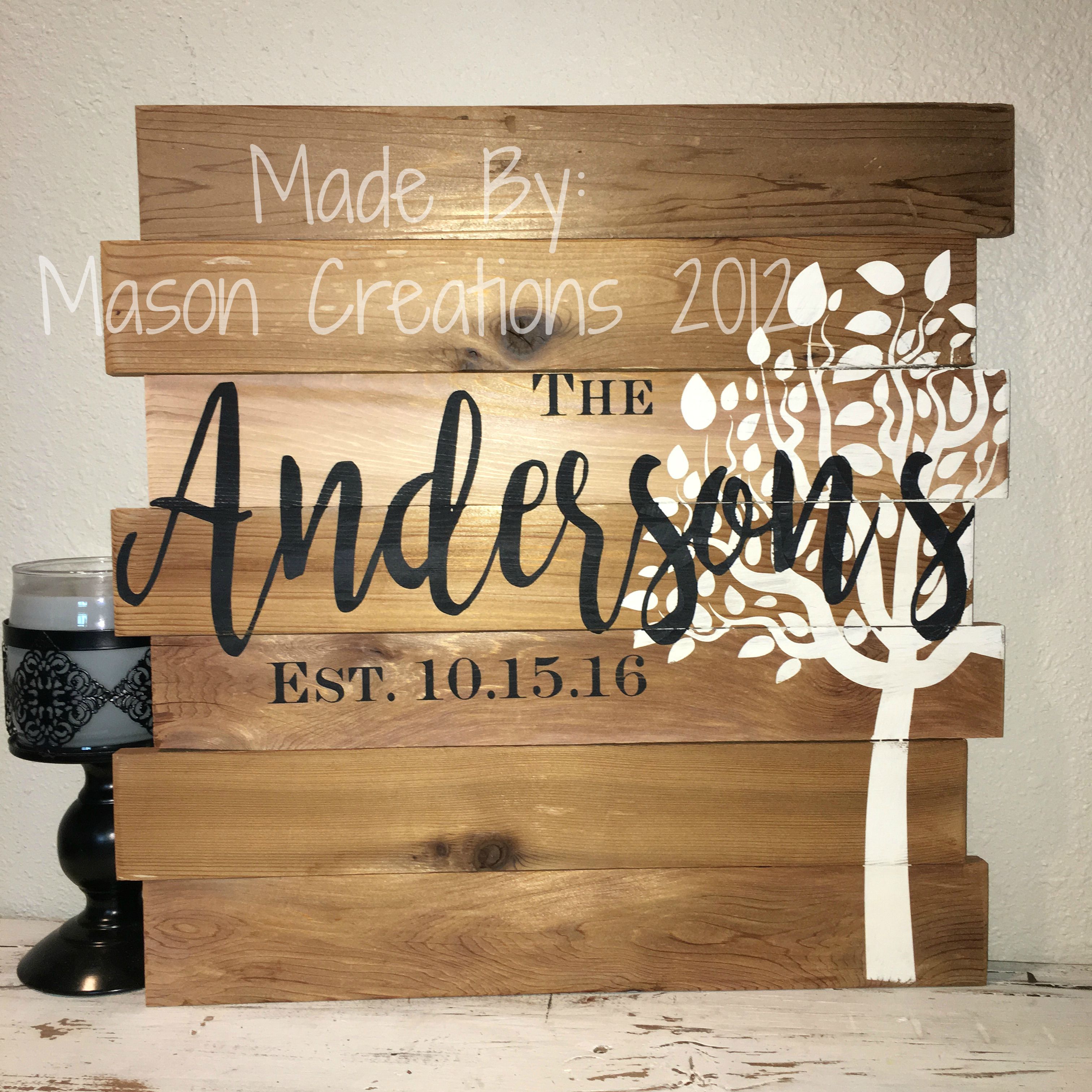 Hand Crafted 18x18 Cedar Multi Board Rustic Sign Made To Order By Good