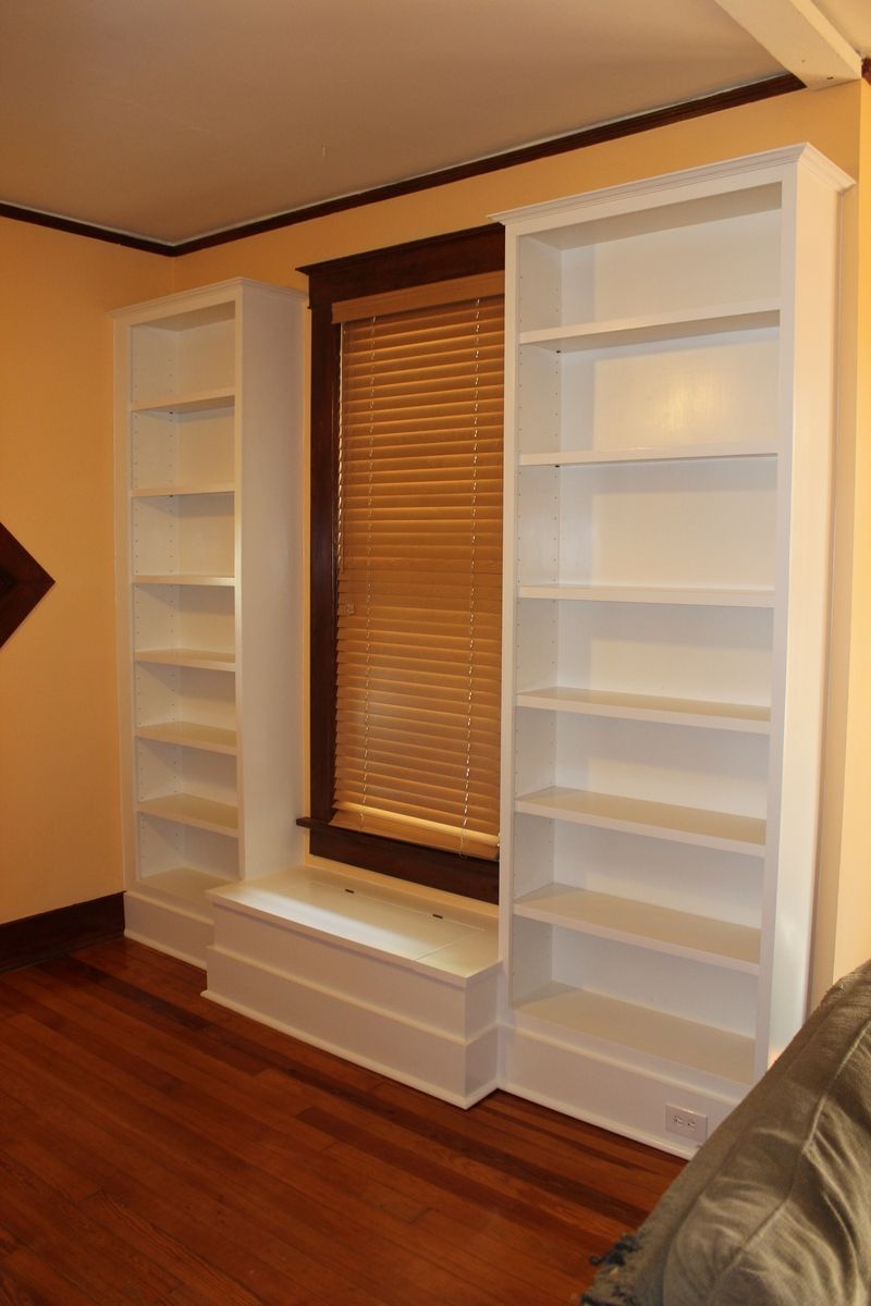 Custom Bookcase With Window Seat by Cristofir Bradley