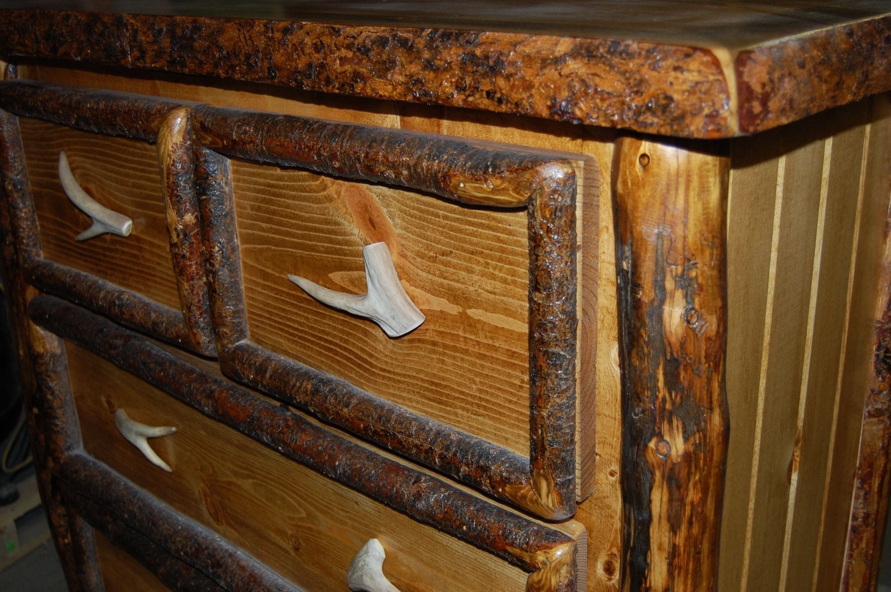 Hand Made Log Cabin Dresser By Second Life Studios Custommade Com