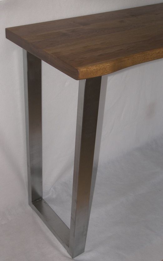 Custom Made Urban Industrial Table Desk, Sofa Table Kitchen Island