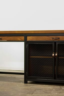 Custom Made Draper Desk W/ Swinging Doors