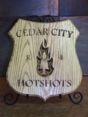 Custom Made Wooden Plaque