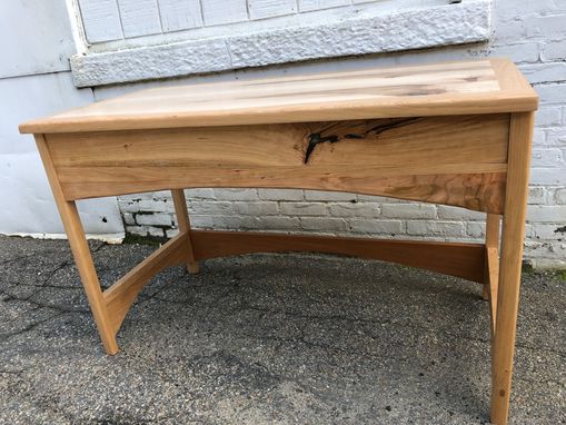 Custom Made Beautiful Desk, Side Table, Foyer Table, Simple Details, Cherry And Maple, Ready To Go Active