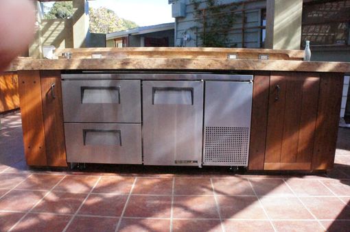 Custom Made Ipe Outdoor Kitchen Cabinetry