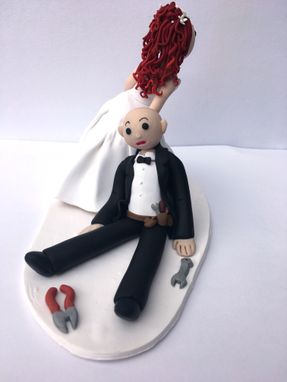 Custom Made Time To Get Married Cake Topper