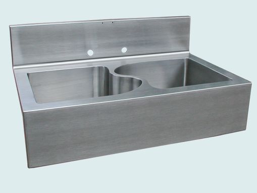 Custom Made Stainless Sink With "S" Divider & Apron