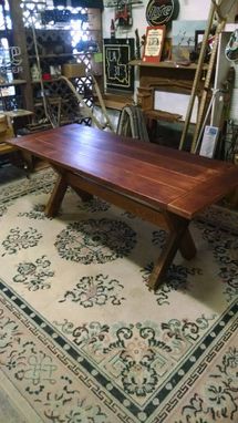 Custom Made Pickled Pine 3 Foot Bench