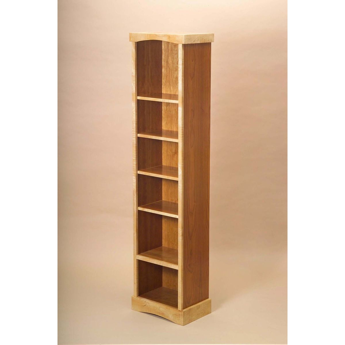 Handmade Tall Narrow Bookcase By Vb Woodworks Custommade Com