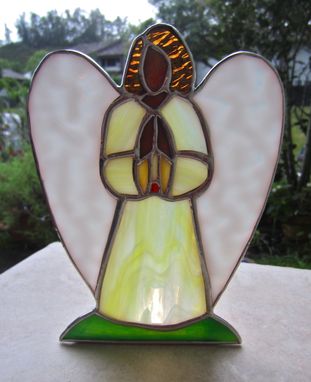 Custom Made Stained Glass Manger Scene With Additional Pieces