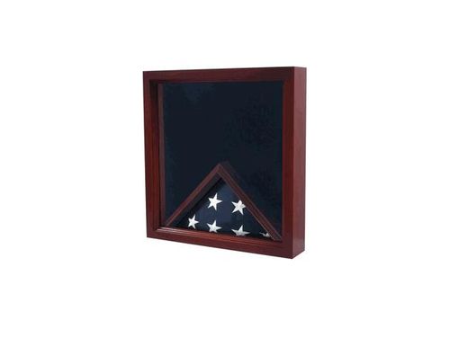 Custom Made Casket Flag Case And Medal, Casket Medal Flag Display