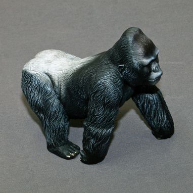 Custom Made Gorilla "Silverback Gorilla" King Kong Figurine Statue Sculpture Limited Edition Signed Numbered