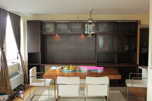 Custom Made Contemporary/Post Modern Dinning Room Built In Hutch And Display