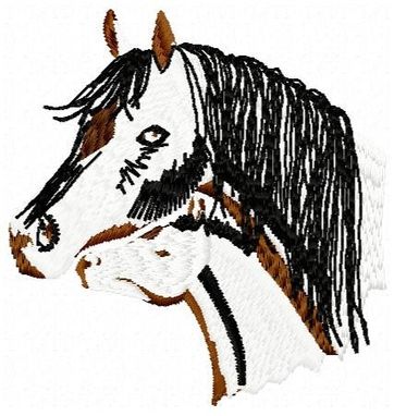 Custom Made Arabian Horse Embroidery Design
