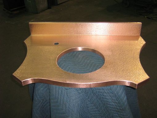 Custom Made Copper Countertops