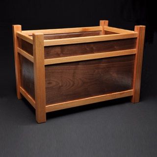 Custom Made Magazine Box/Rack (Walnut/Pine)
