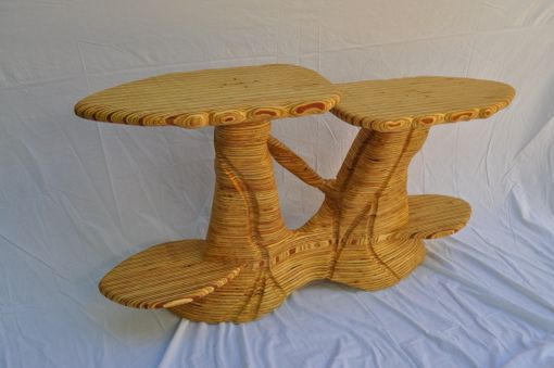 Custom Made Sculpted Sofa, Hall, Accent Table 1003