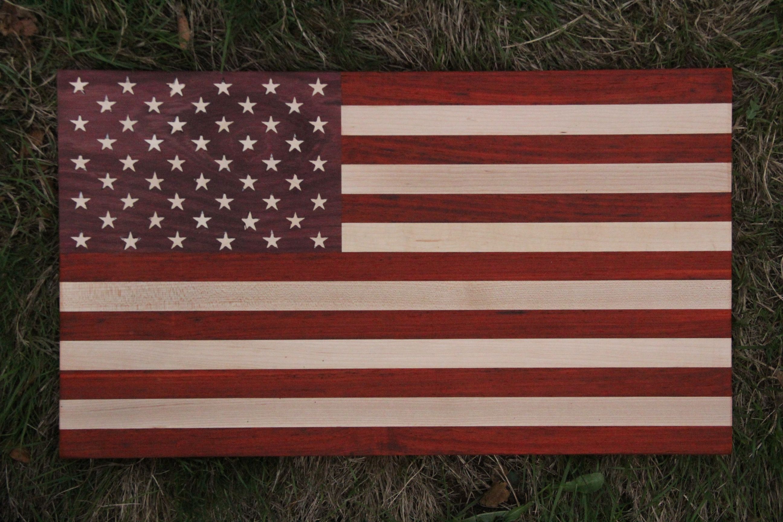 Buy Custom Usa Flag Cutting Board, made to order from Real Woodworks