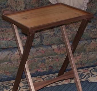 Hand Made Solid Hardwood Tv Tray Tables With A Lip By Smoky Mountain Solid Hardwood Tv Tray Tables With A Lip