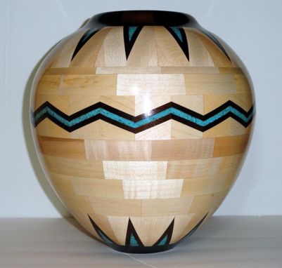 Custom Made Large Inlay Vase