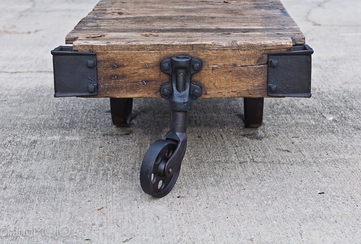 Custom Factory Cart Coffee Table By Brandmojo Interiors Llc Custommade Com