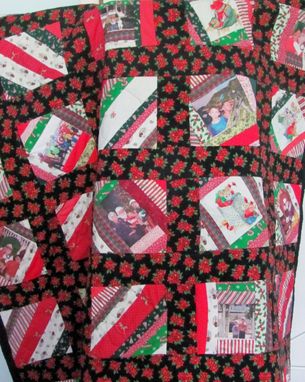 Custom Made Christmas Quilt With Photos