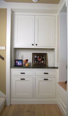 Custom Made Arts And Crafts Style Built-In Cabinets