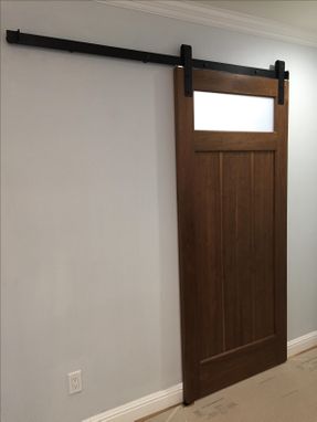 Custom Made Walnut Barn Door