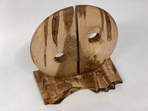 Custom Made Abstract Wood Sculpture