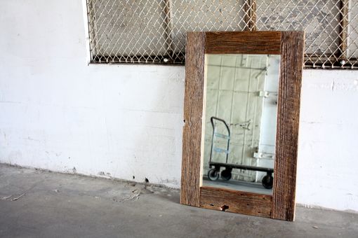 Custom Made Reclaimed Wood Framed Mirror // Custom Sizes