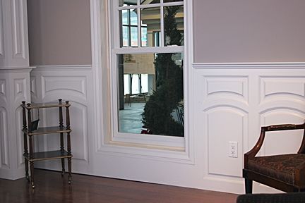 Handmade Home Interior Display Center Custom Wainscoting