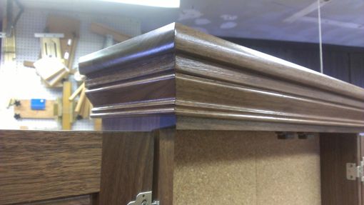 Custom Made Maple Dart Board Cabinets