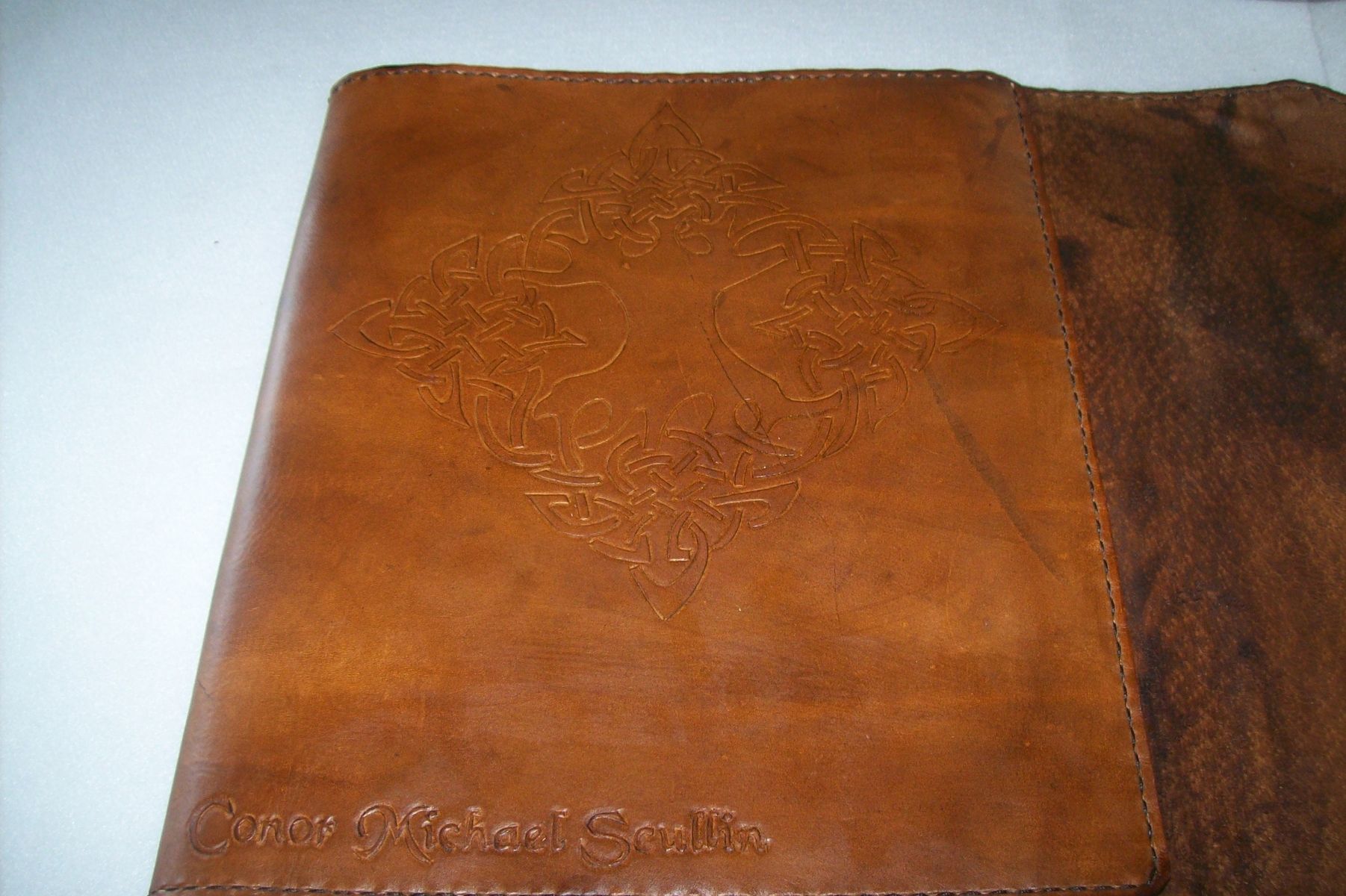 Buy Handmade Leather Portfolio, made to order from Kerry's Custom ...