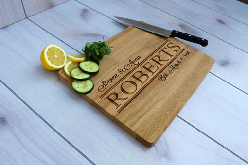 Custom Made Personalized Cutting Board, Engraved Cutting Board, Custom Wedding Gift – Cb-Wo-Steven & Anna