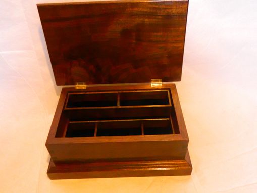 Custom Made Walnut Jewelry Box With Till
