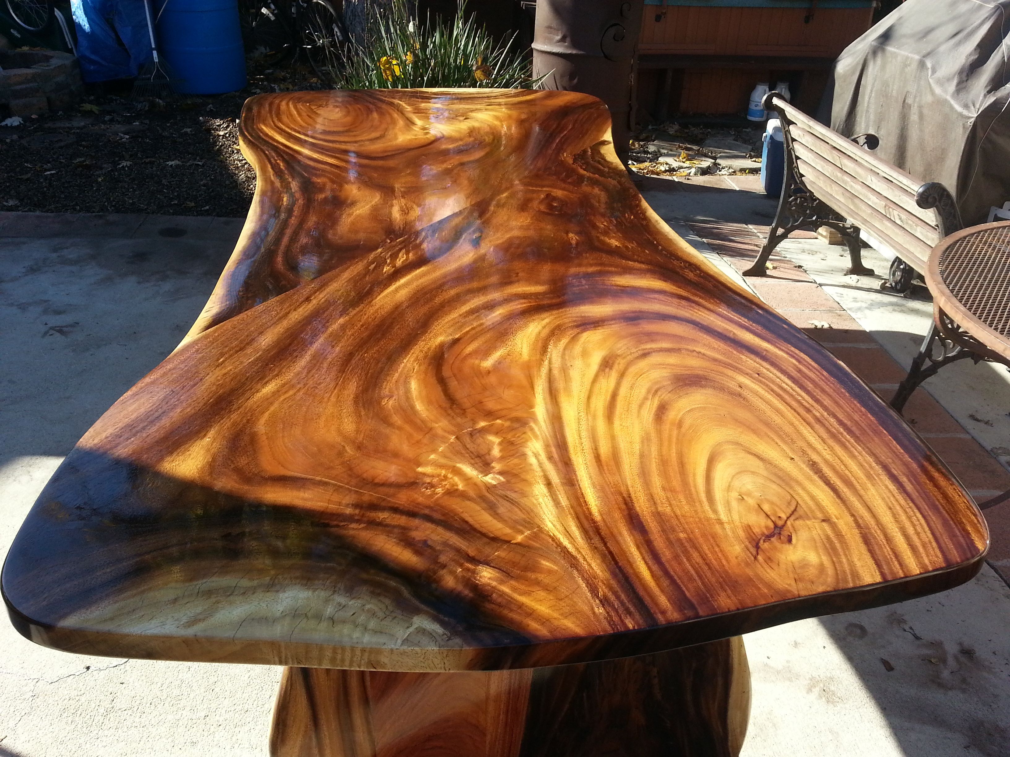 Custom Hawaiian Monkey Pod Dining Table By Woodworking La Custom Hawaiian Monkey Pod Dining Table By Woodworking La Custommade
