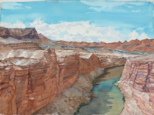 Custom Made Watercolor Paintings Of The American West